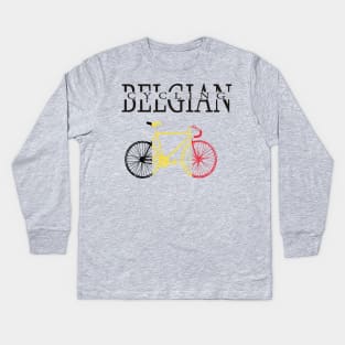 Cilismo de belgica Kids Long Sleeve T-Shirt